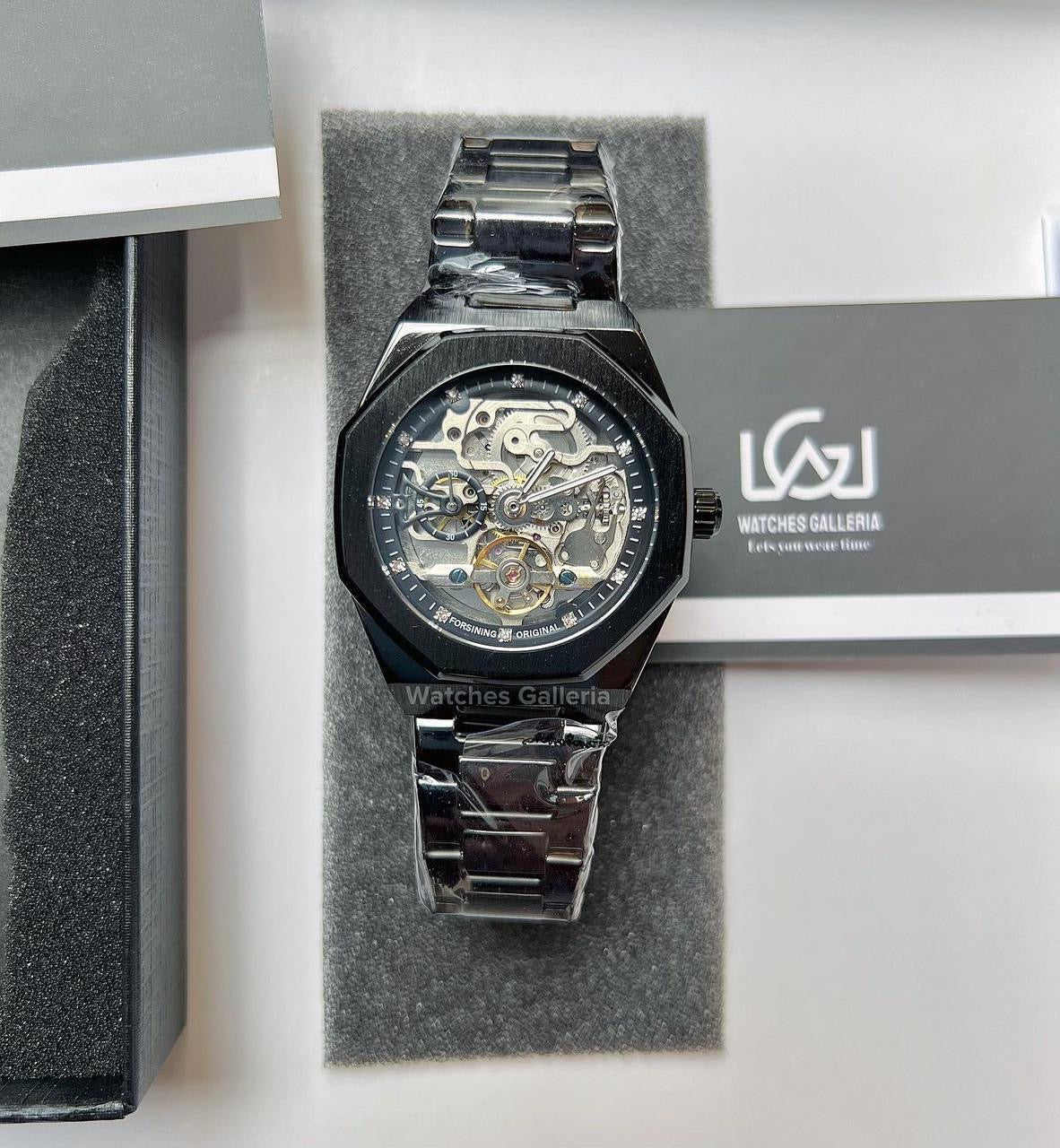 Forsining Royal Oak Skeleton Automatic (Black) TM375G