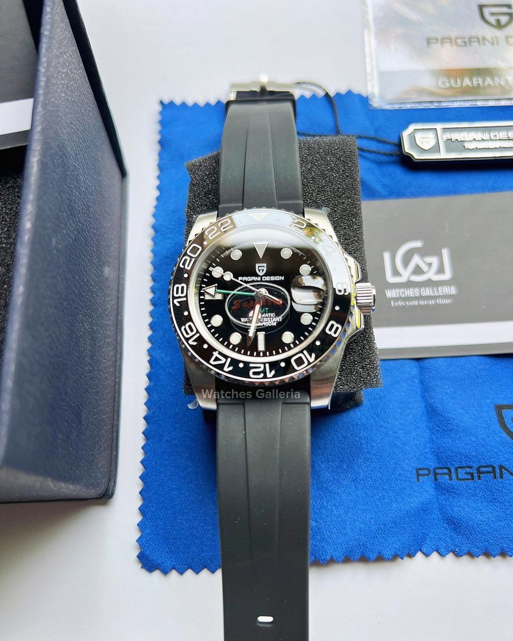 Pagani Design GMT Master I Automatic (Black) PD1662