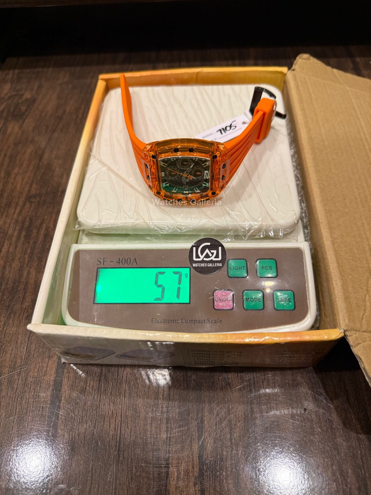 Naviforce NF7105 Tonneau Watch (Orange) Naviforce Watch in Pakistan