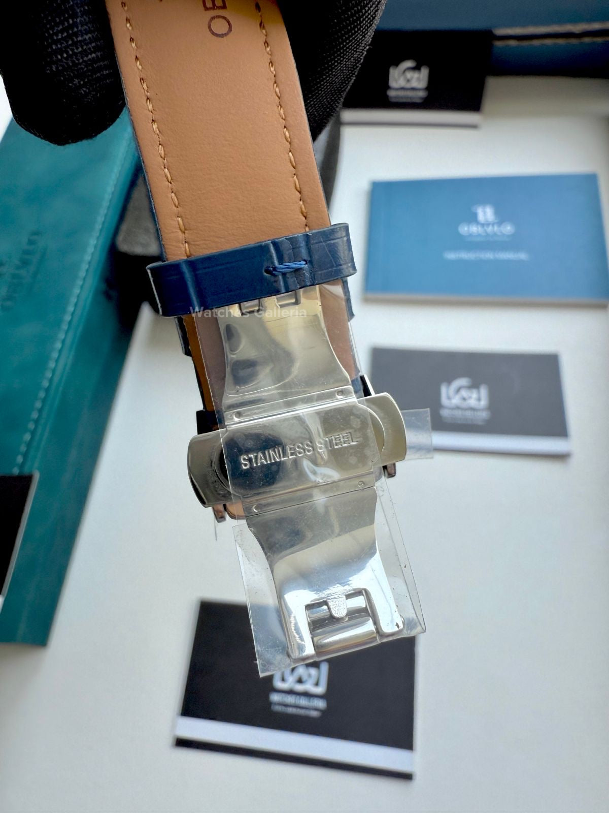 Oblvlo Grand Complications Calestial Automatic (Blue/Silver) oblvloGC Watches Galleria