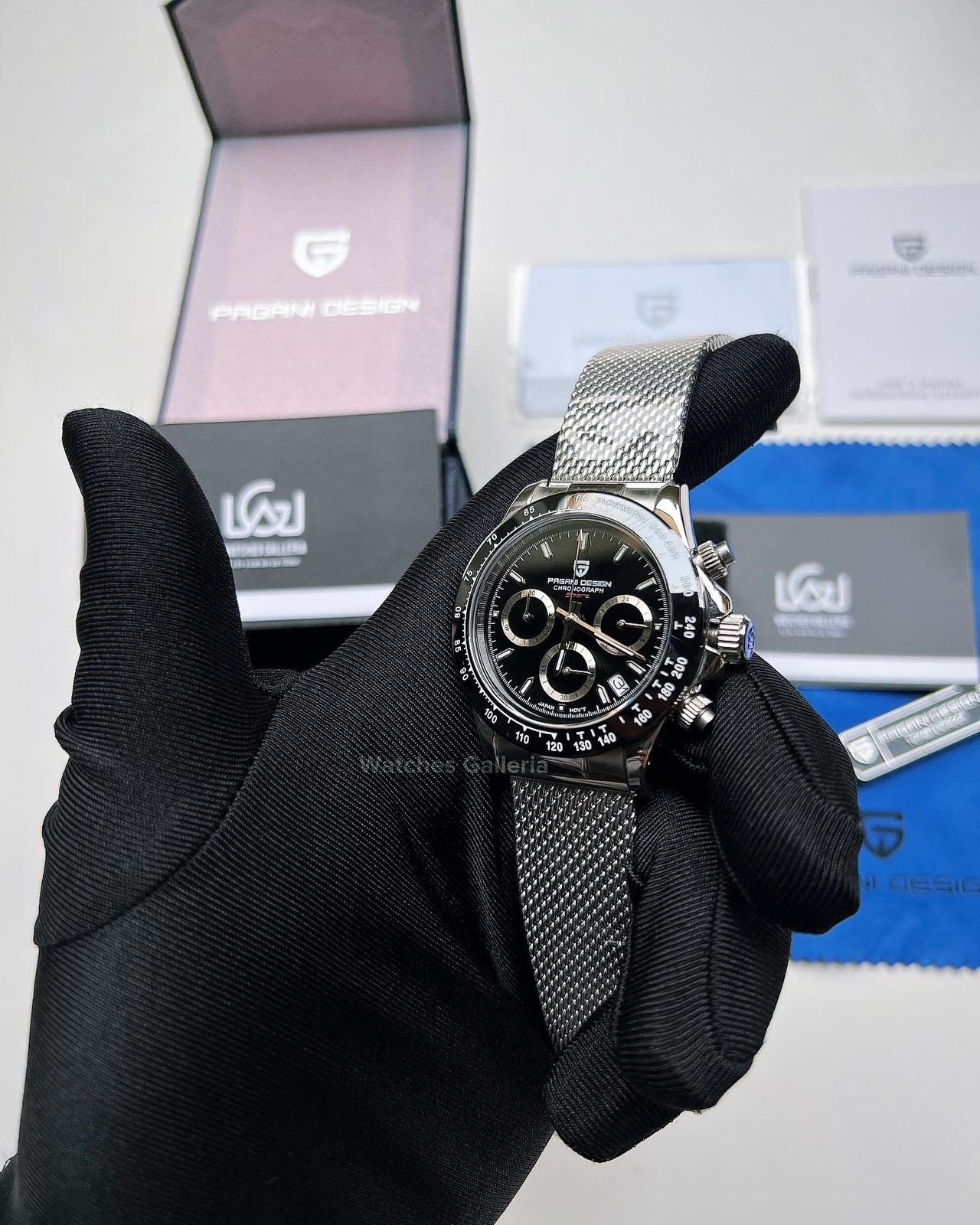 Pagani Design Daytona Quartz (Exclusive Mesh Strap) PD1664