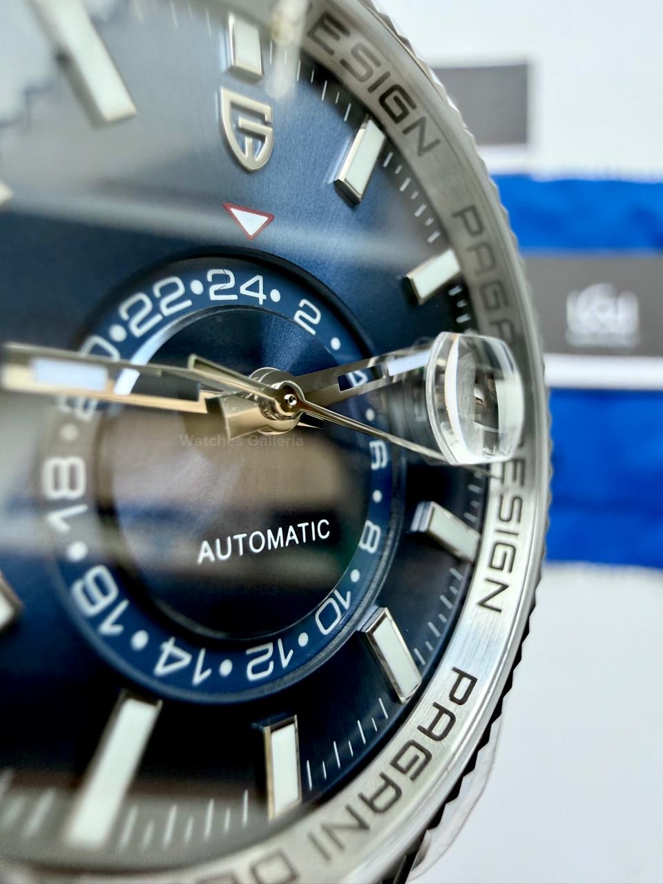 Pagani Design PD1888 Blue Sky Dweller Blue Dial Automatic GMT Watch – Limited Edition of 1000, Exclusive to Watches Galleria Pakistan