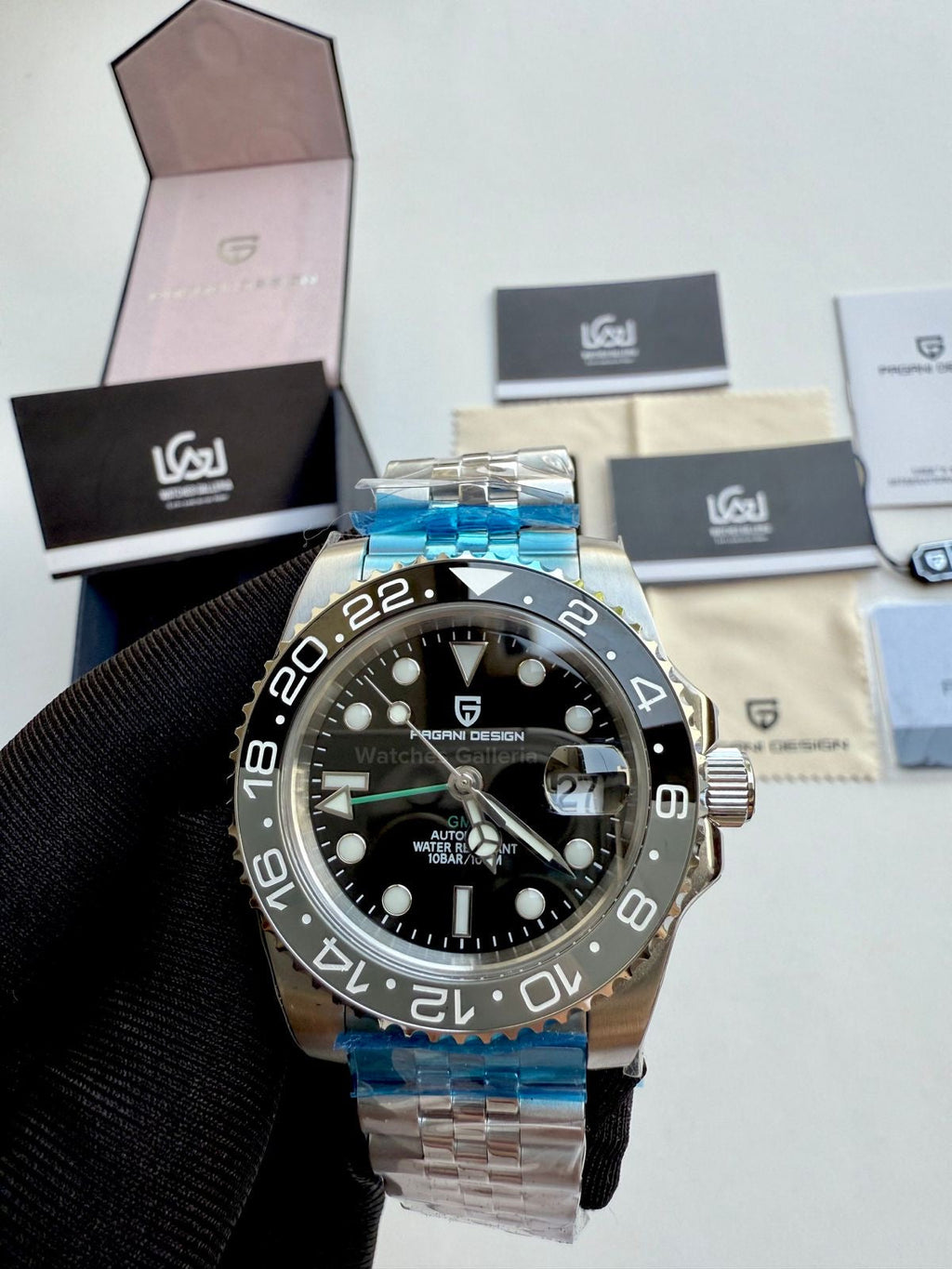 Pagani Design GMT Master II Bruce Wayne Automatic (Jubilee) PD1662 Watches Galleria