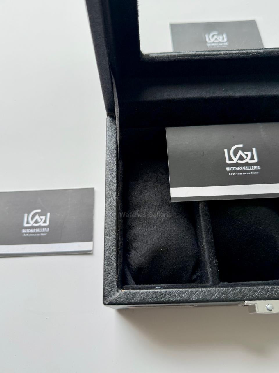 Watch Organizer Box (Black) | 3 Slots Watch Box | Watch Storage Box | Watch Box