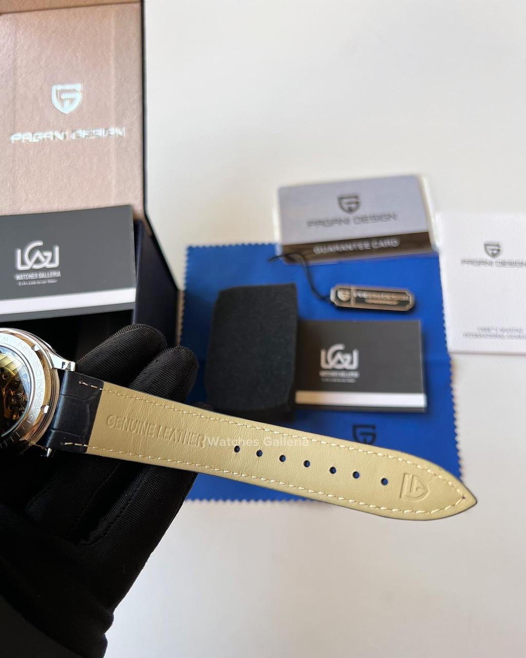 Pagani Design Cocktail Moonphase Tourbillon Automatic (Blue) PD1656 "DISCONTINUED"