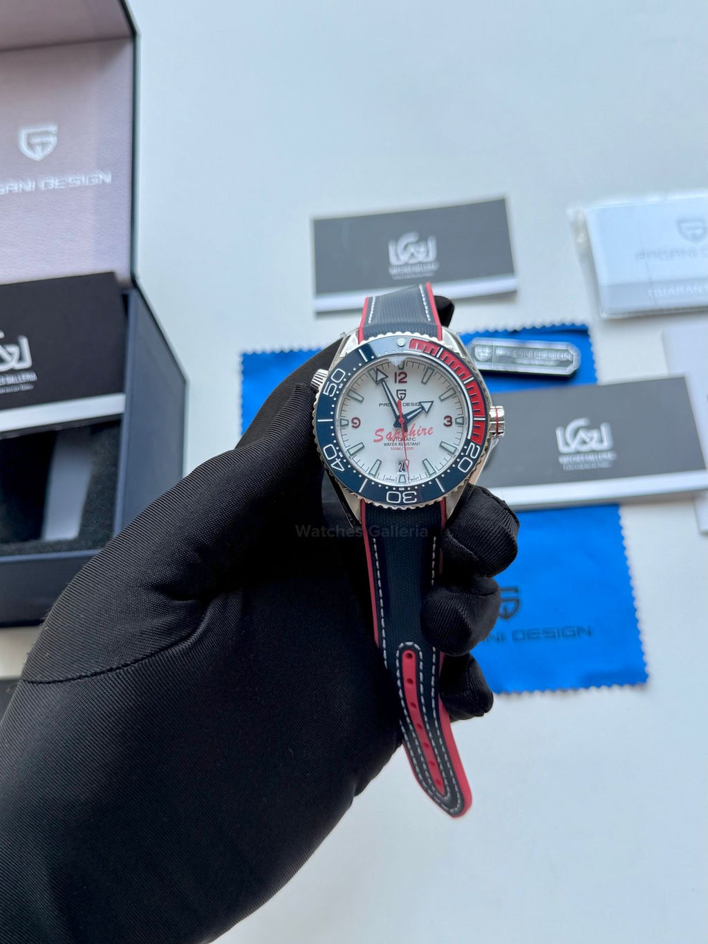 Pagani Design Sea Master Planet Ocean Automatic PD1679 (Blue/White) Pagani Design in Pakistan