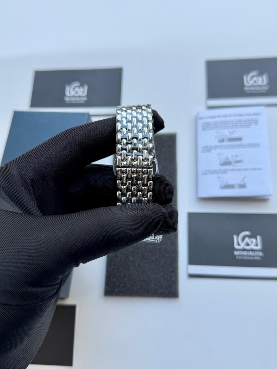 Lige 89156 Tank Women Watch Quartz (Silver/Pink) Lige Women Watch