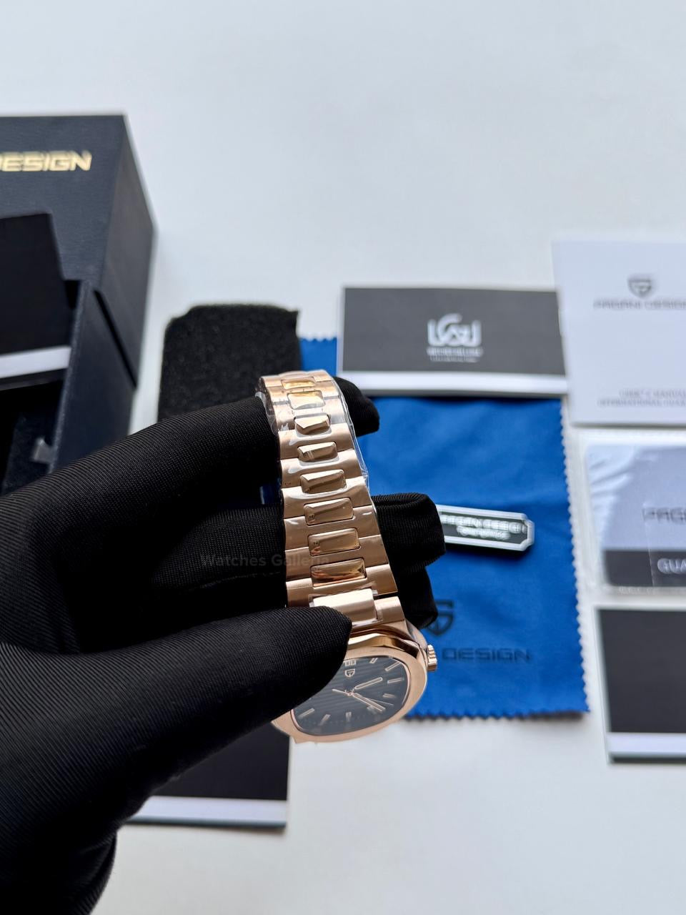 Pagani Design PD1728 Nautilus Automatic (Rose Gold Black Gradient) Pagani Design in Pakistan