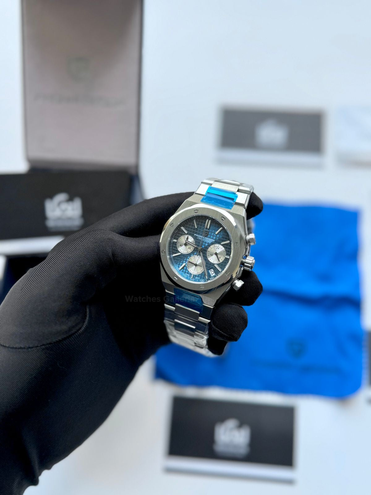 Pagani Design PD1707 Royal Oak Chronograph (Black Dial) Pagani Design Pakistan