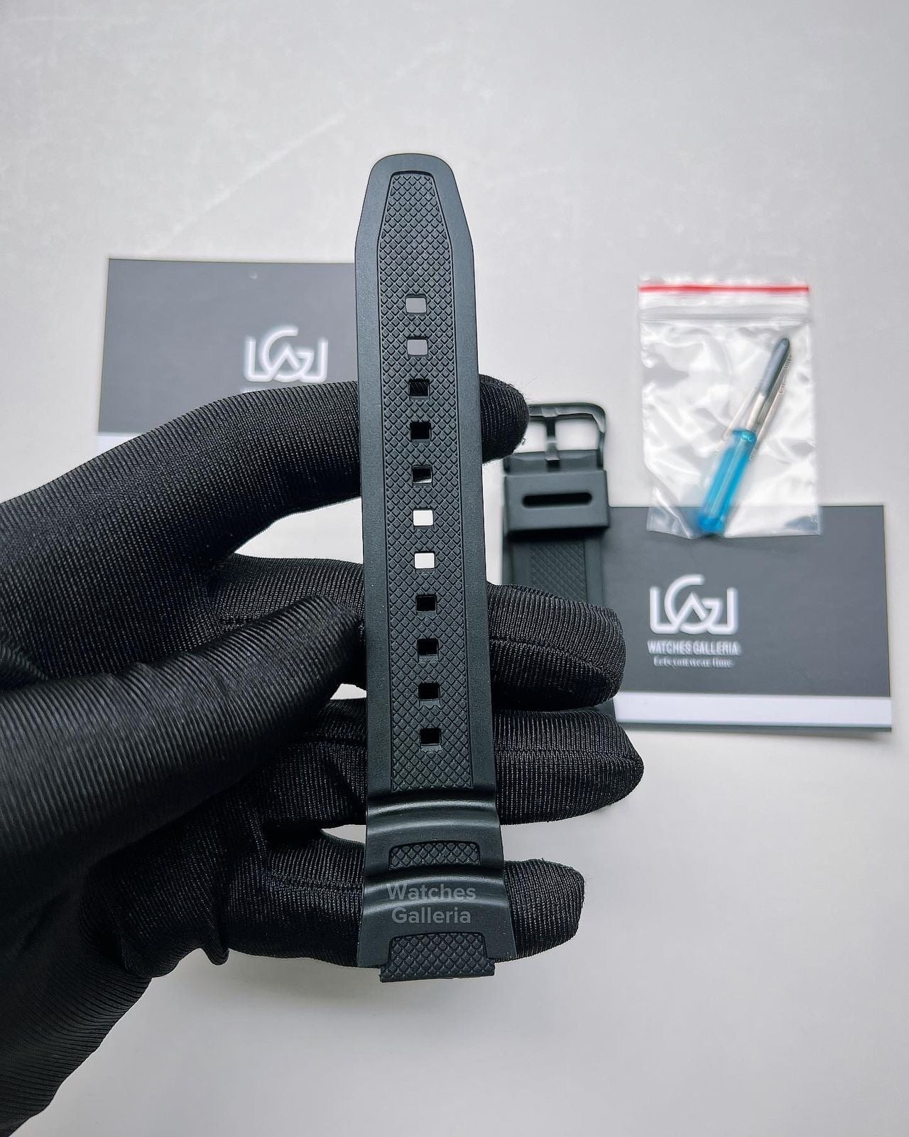 Silicon Straps (Black) For Casio W218H | F108 | AE1100 | AE1200 | SGW300 | MRW200