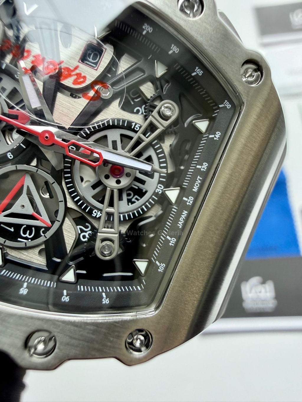 Pagani Design PDys011 Tonneau Chronograph Quartz Watch (Black/Black) - Sapphire Crystal | Japan Epson YM92 | 100% Original in Pakistan