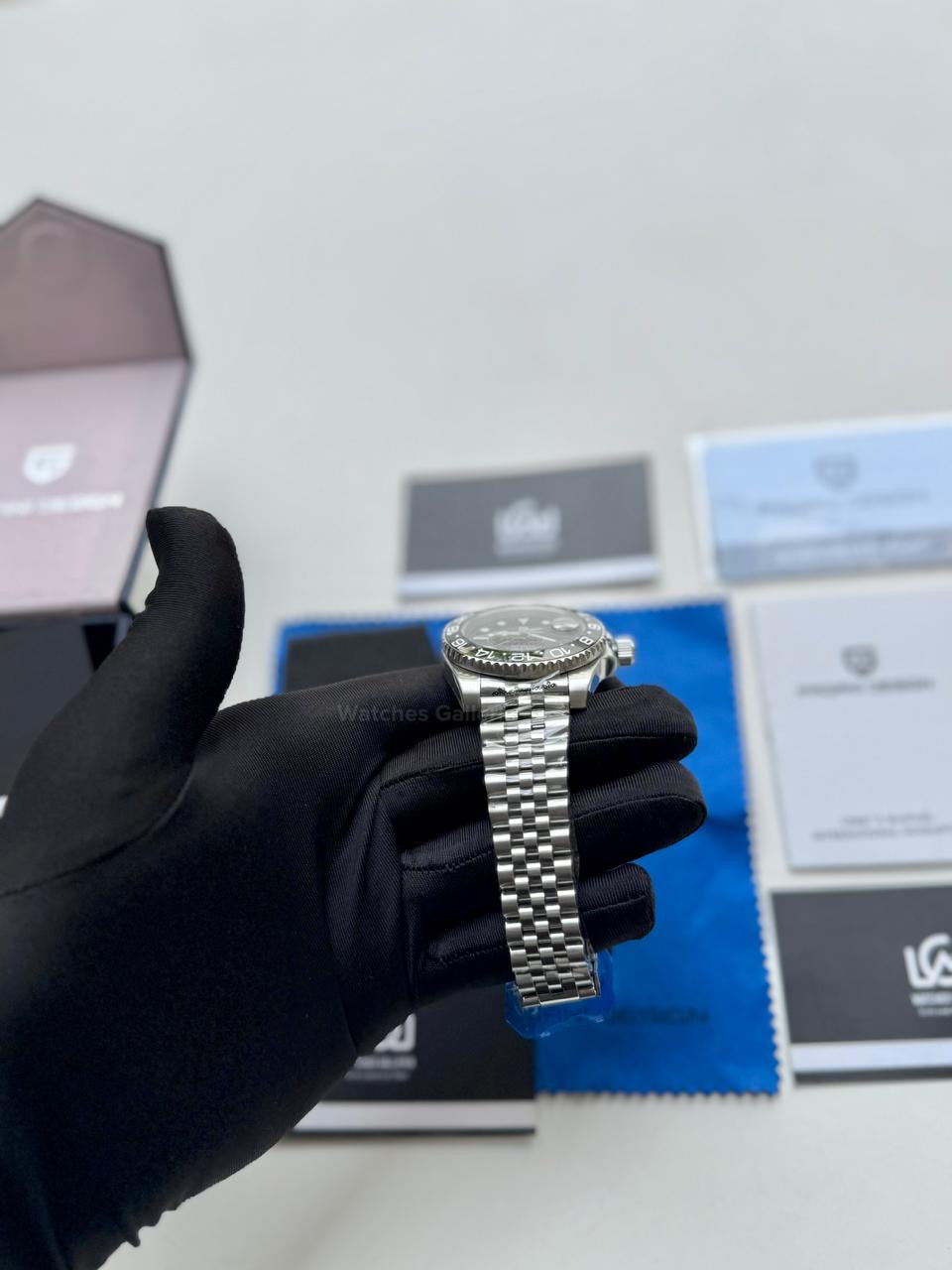 Pagani Design PD1662 GMT Master II Jubilee Edition Automatic (All Black) Pagani Design in Pakistan