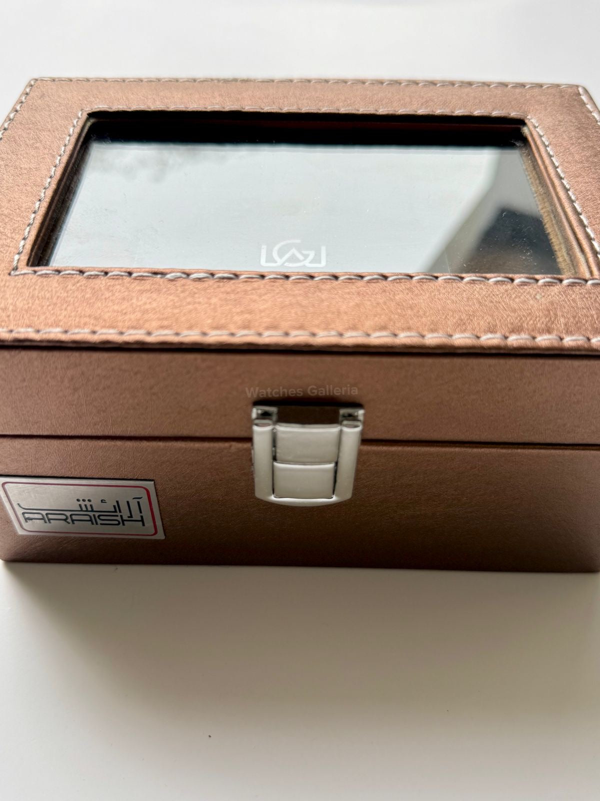 Watch Organizer Box (Brown) | 3 Slots Watch Box | Watch Storage Box | Watch Box