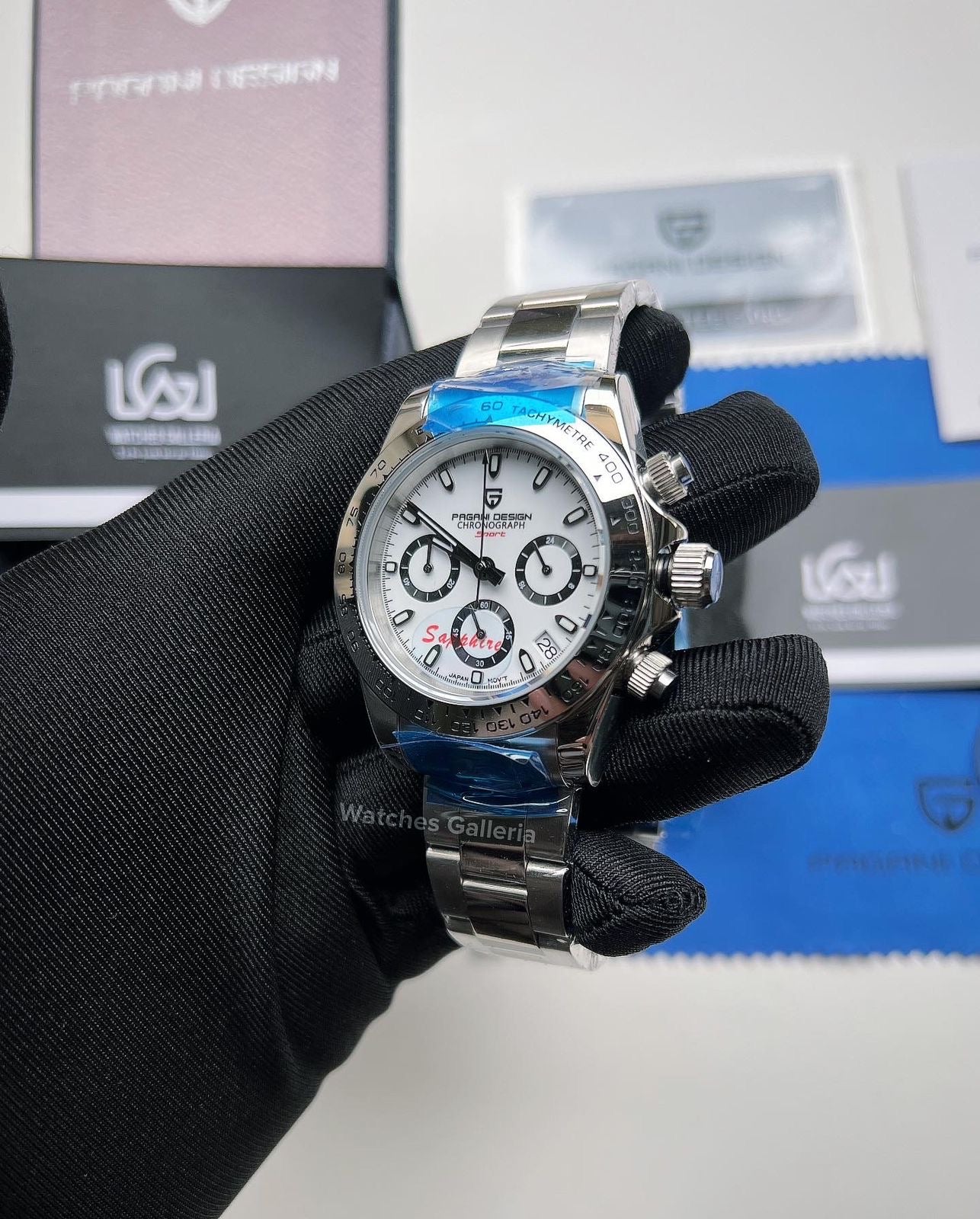 Pagani Design Daytona Quartz (White) PD1727