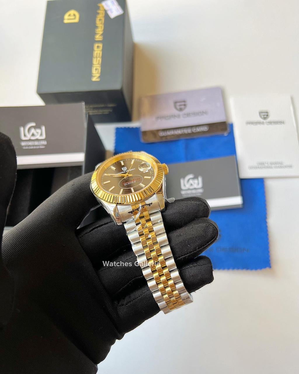 Pagani Design DateJust Automatic (Gold/Black) PD1645