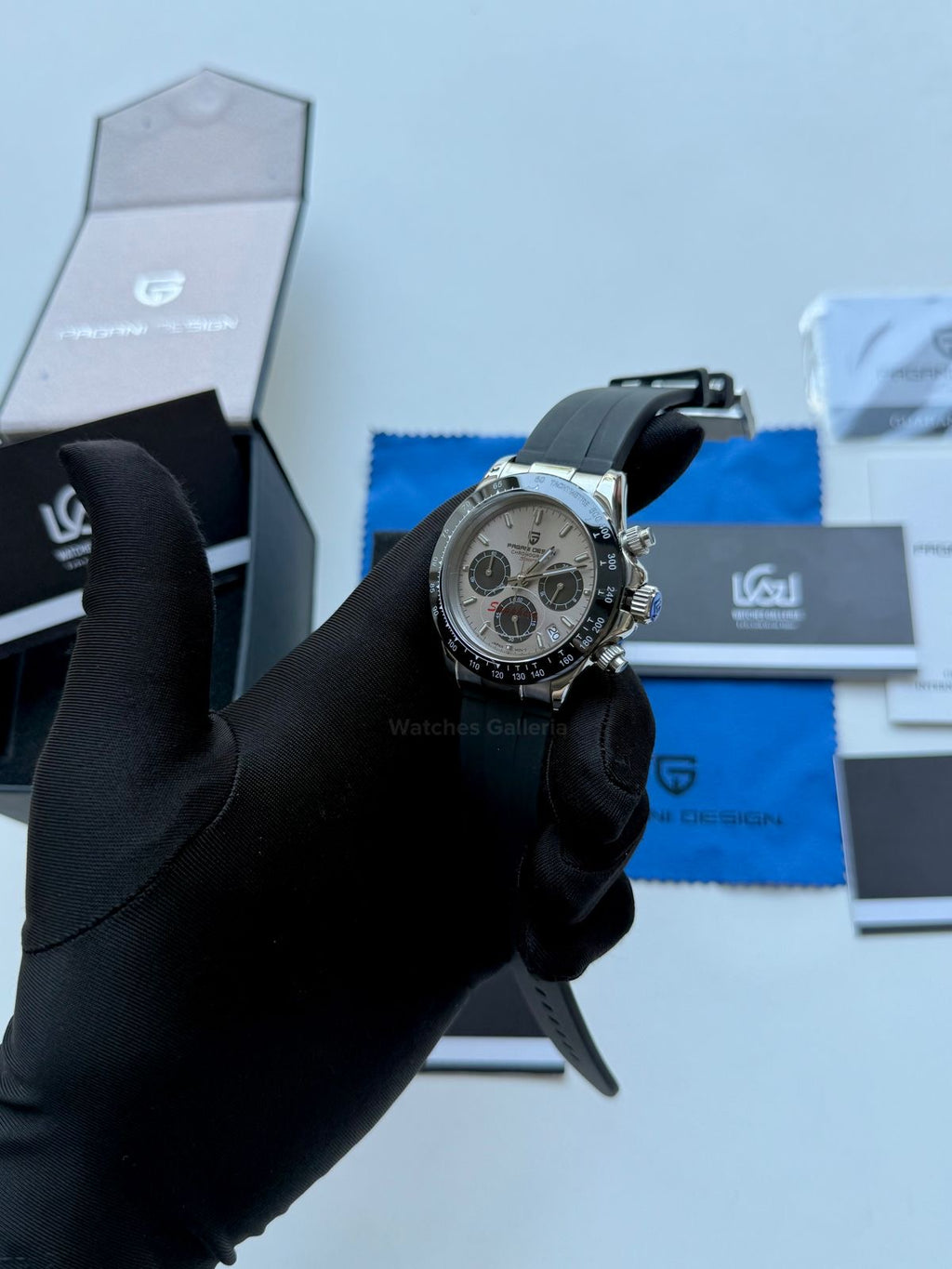 Pagani Design Daytona Quartz (Silver) PD1664