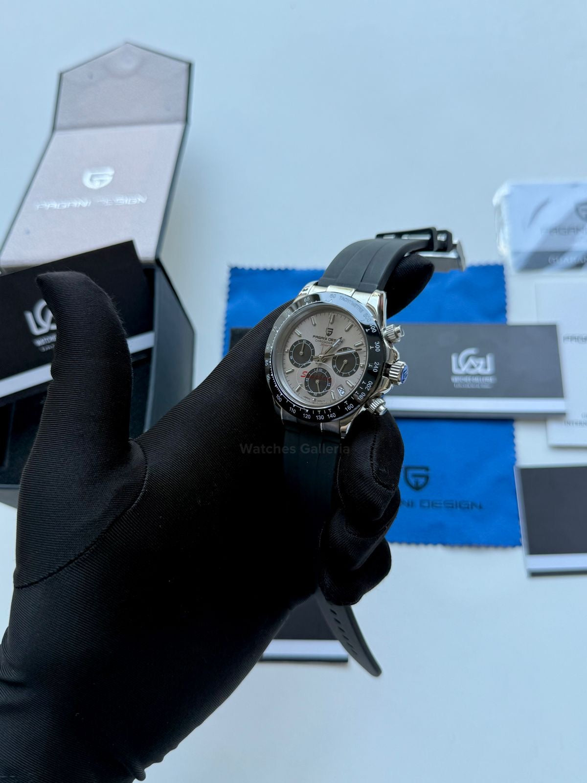 Pagani Design Daytona Quartz (Silver) PD1664