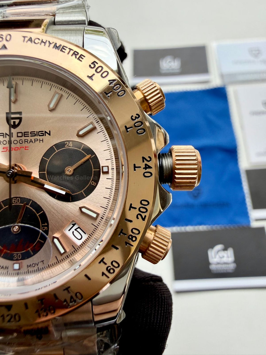 Pagani Design Daytona Quartz (Rose Gold Two Tone) PD1644