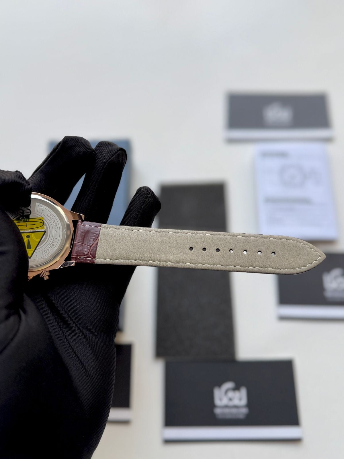 Lige Watch LG89107 Moonphase Chronograph (Brown/Black/Gold) Lige Watch in Pakistan