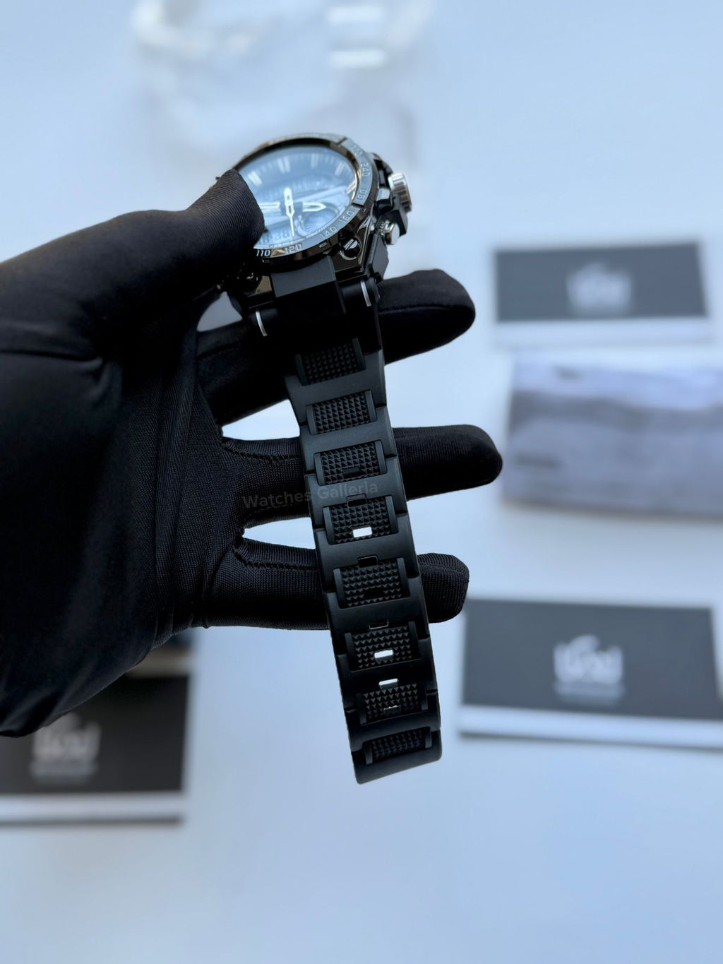 Lige 8922 Sports Watch Black 45mm Dual Display Analog Digital LED Alarm Waterproof 50M Silicone Strap Men’s Watch