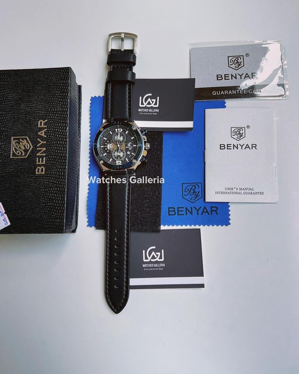 Benyar Chronograph Quartz (Blue Silver) BY5151