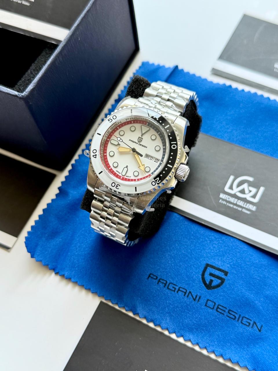 Pagani Design PD1726 Mini Gundam Limited Edition Automatic Watch – Sapphire Crystal, Seiko NH36A, Ceramic Bezel