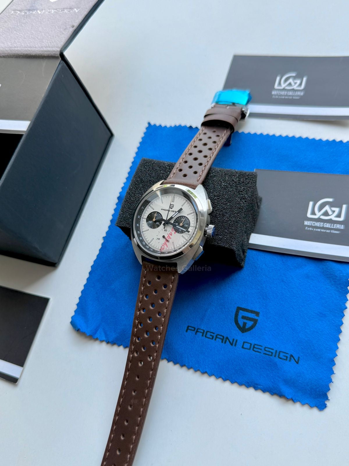 Pagani Design Vintage Chronograph Quartz PD1782 (White) Pagani Design in Pakistan