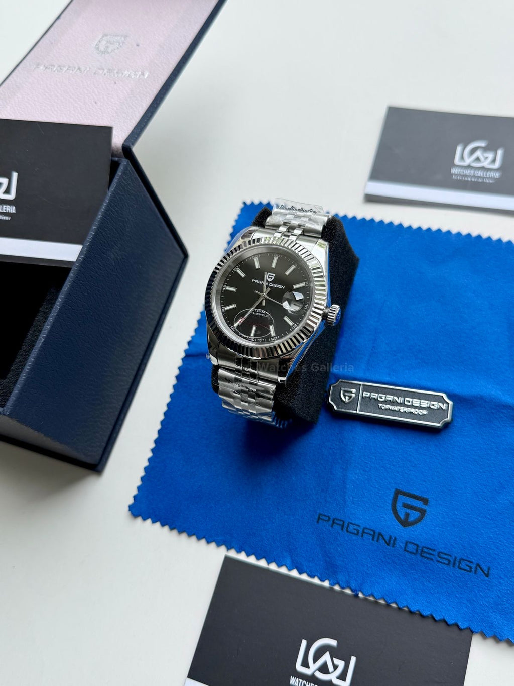 Pagani Design Datejust Automatic PD1645 (Black) Pagani Design in Pakistan