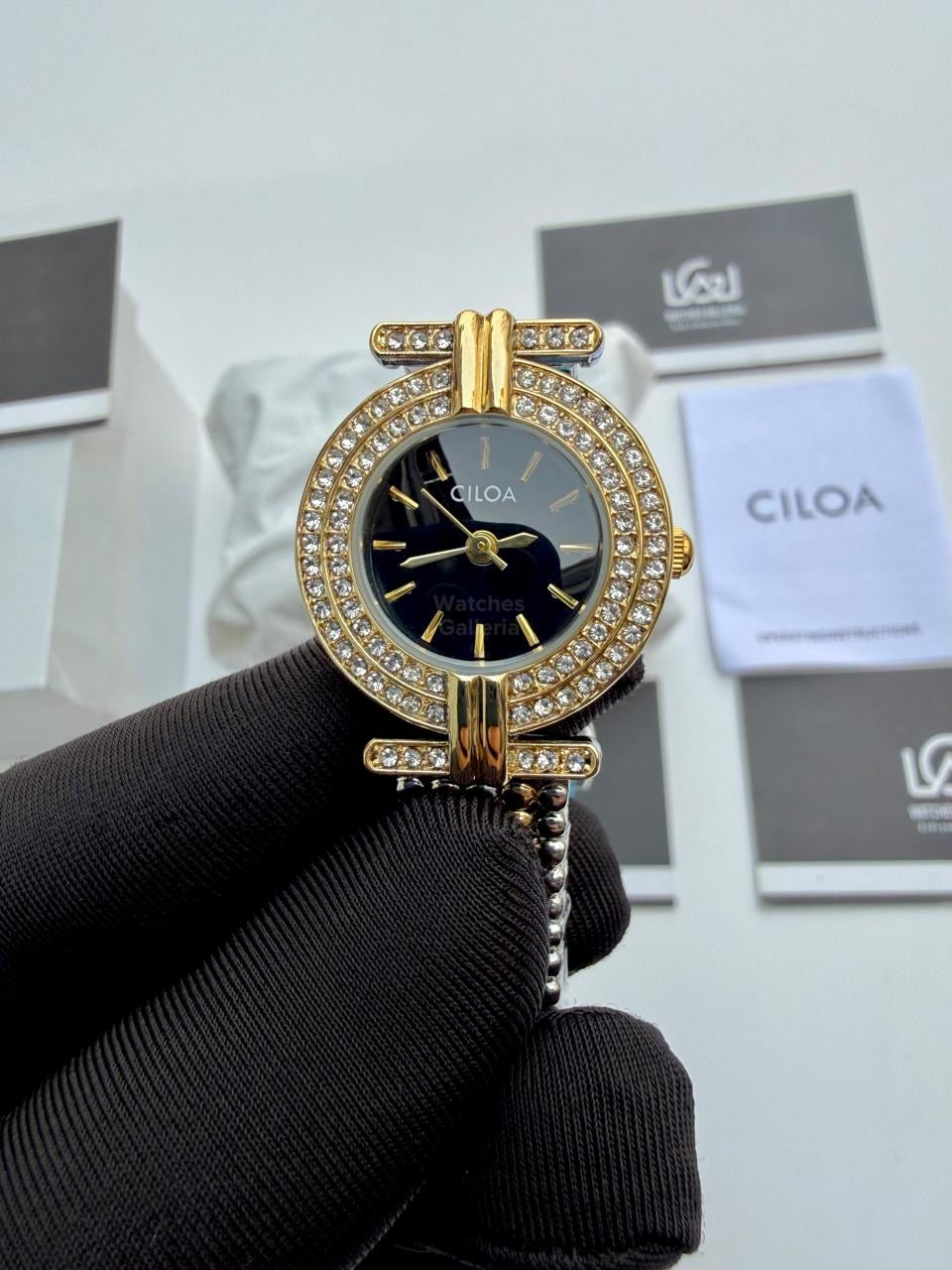Ciloa 628 Ladies Watch Quartz (Two Tone) Ciloa Watch in Pakistan