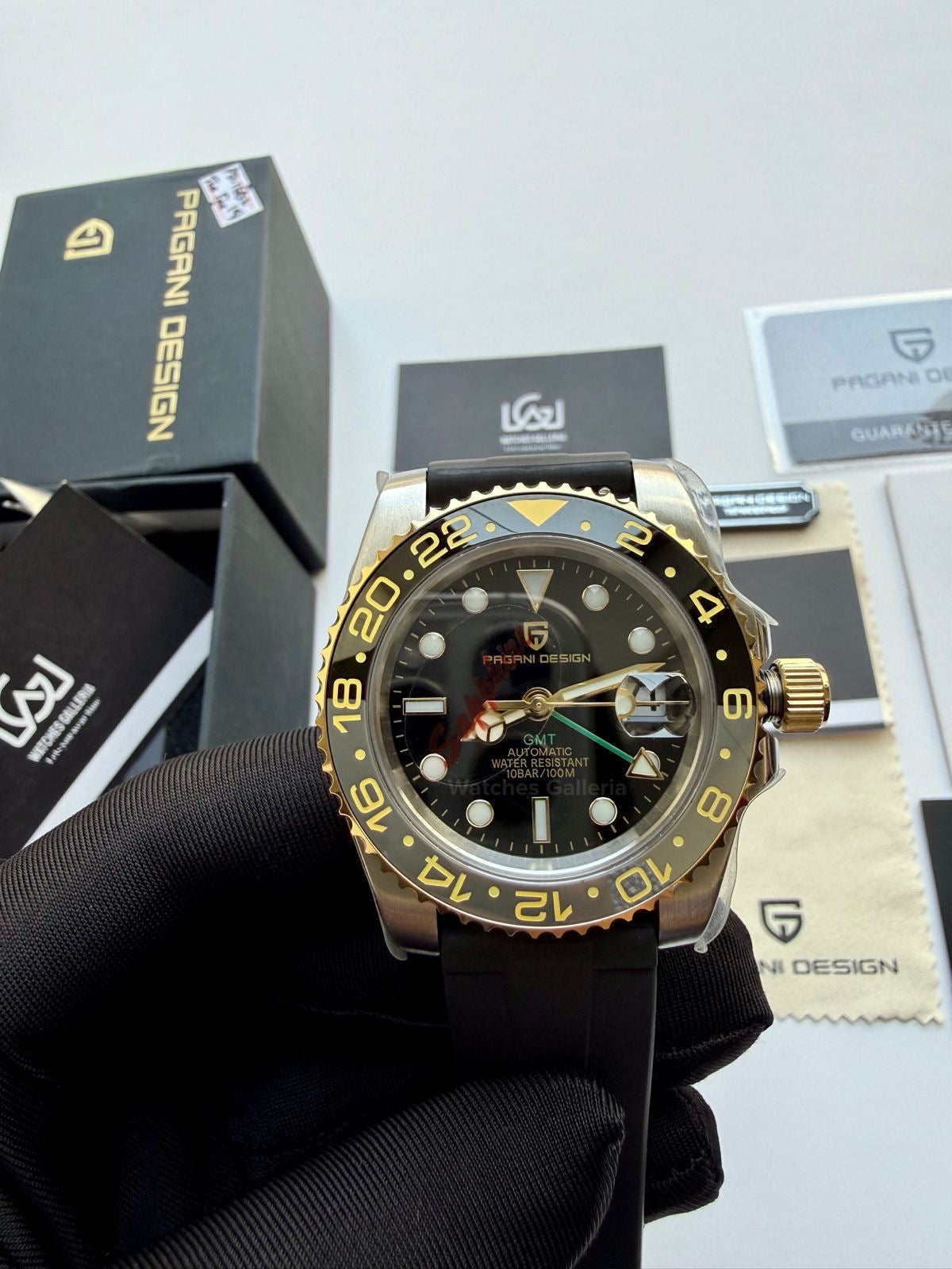 Pagani Design PD1662 GMT Master II Zombie Silicon Edition V6 in Pakistan – Automatic GMT Luxury Men’s Watch with Sapphire Crystal & Rotating Bezel