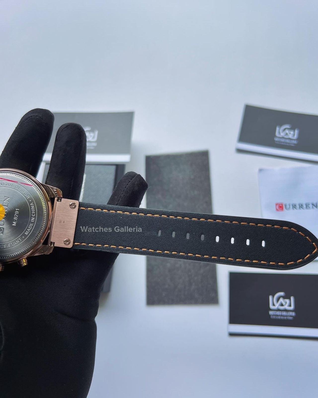 Curren Chronograph (Rose Gold Brown) C8921 Watches Galleria
