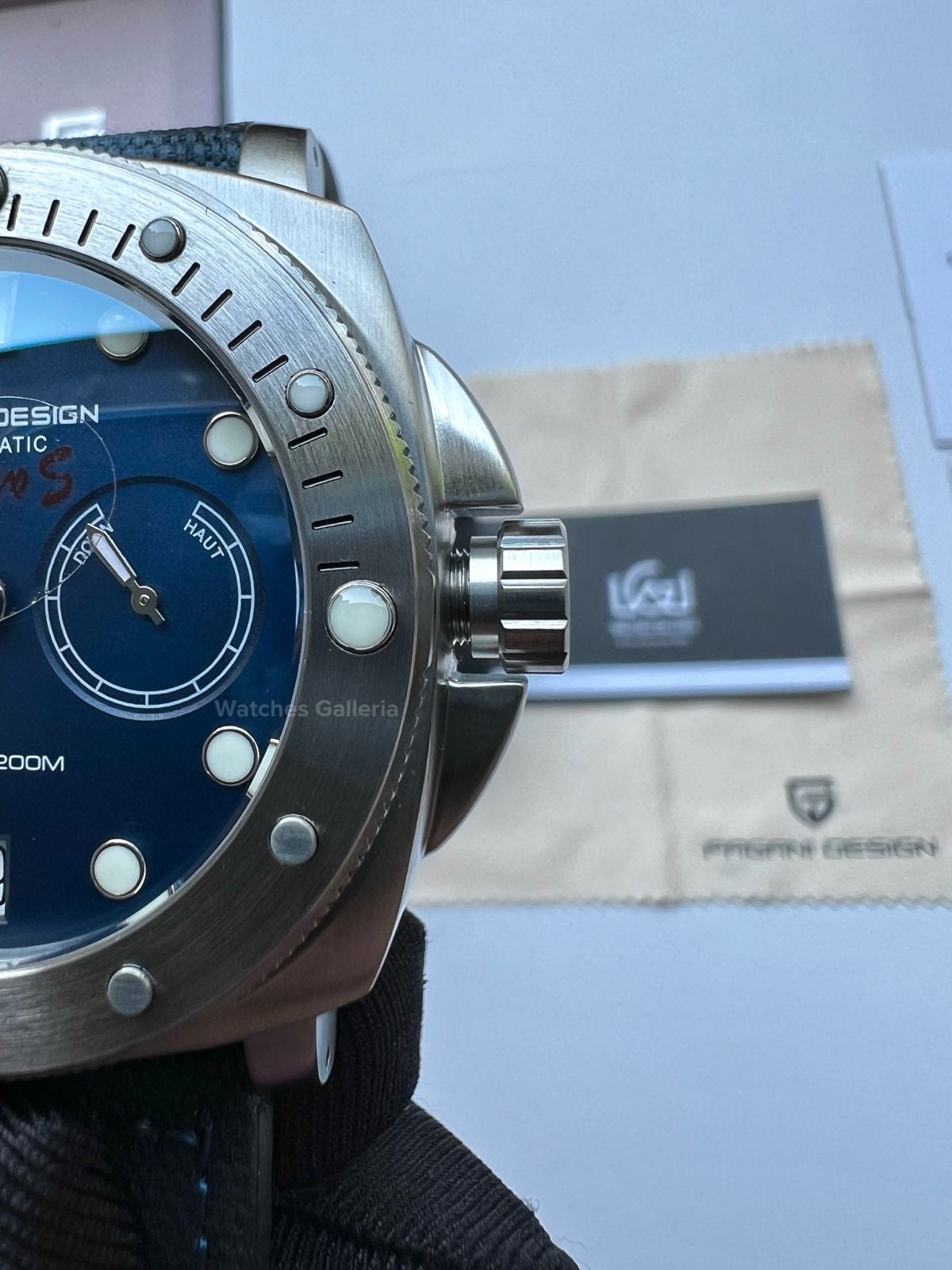 Pagani Design Submersible Automatic Divers Watch (Blue) PD1767 Watches Galleria