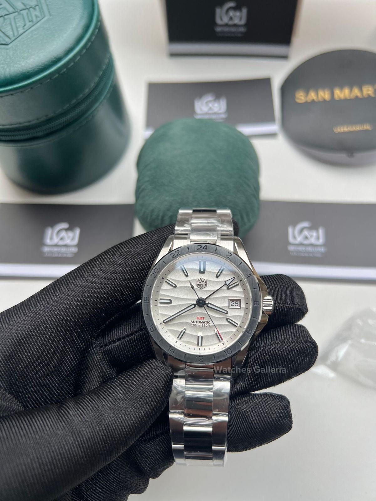 San Martin Desert White Automatic SN0129