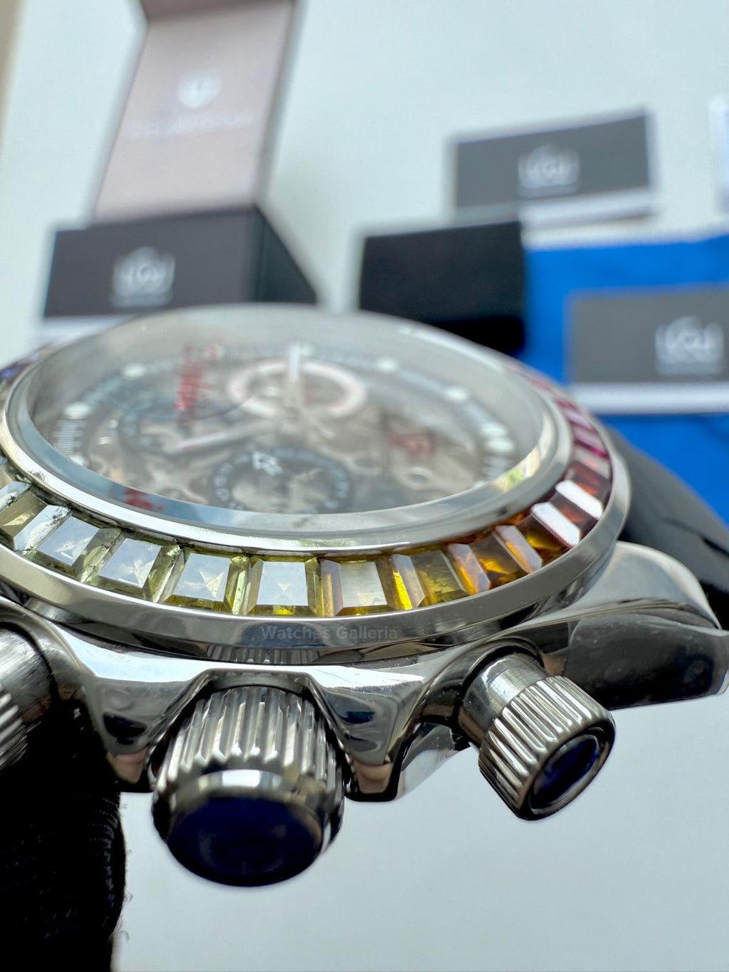 Pagani Design Rainbow Skeleton Automatic PD1653 (Silicon) Pagani Design in Pakistan