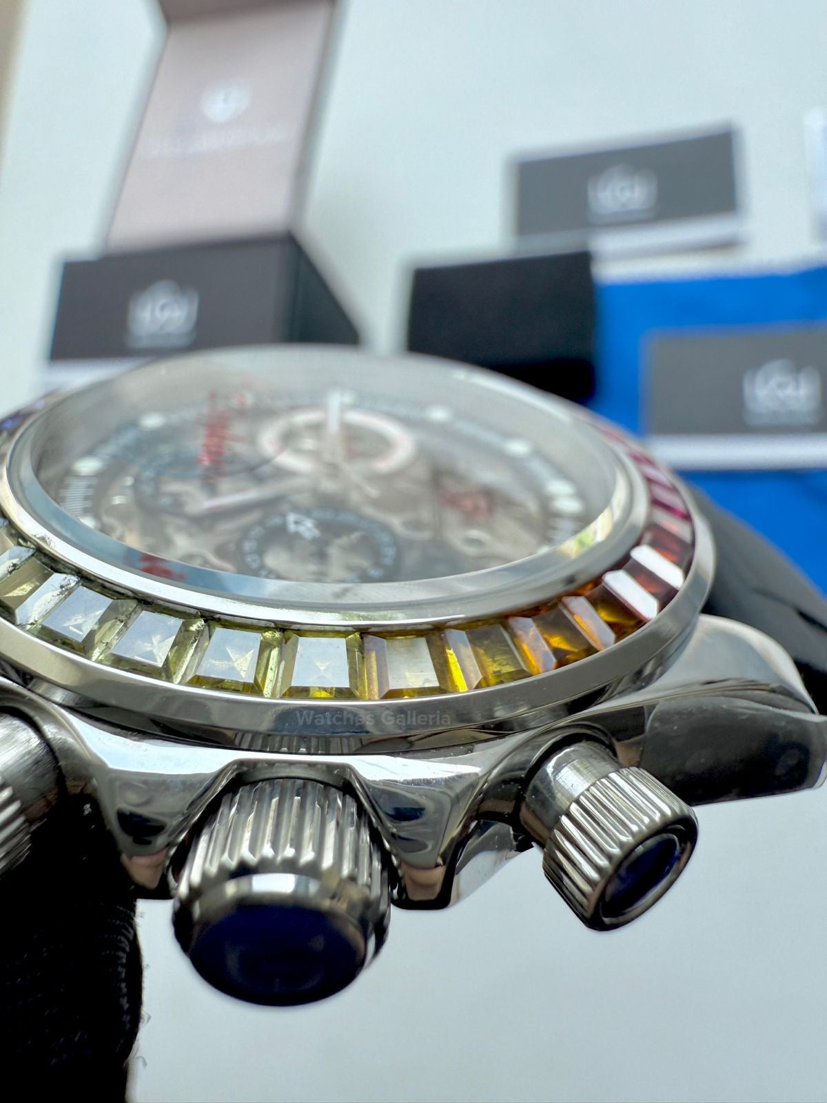 Pagani Design Rainbow Skeleton Automatic PD1653 (Silicon) Pagani Design in Pakistan