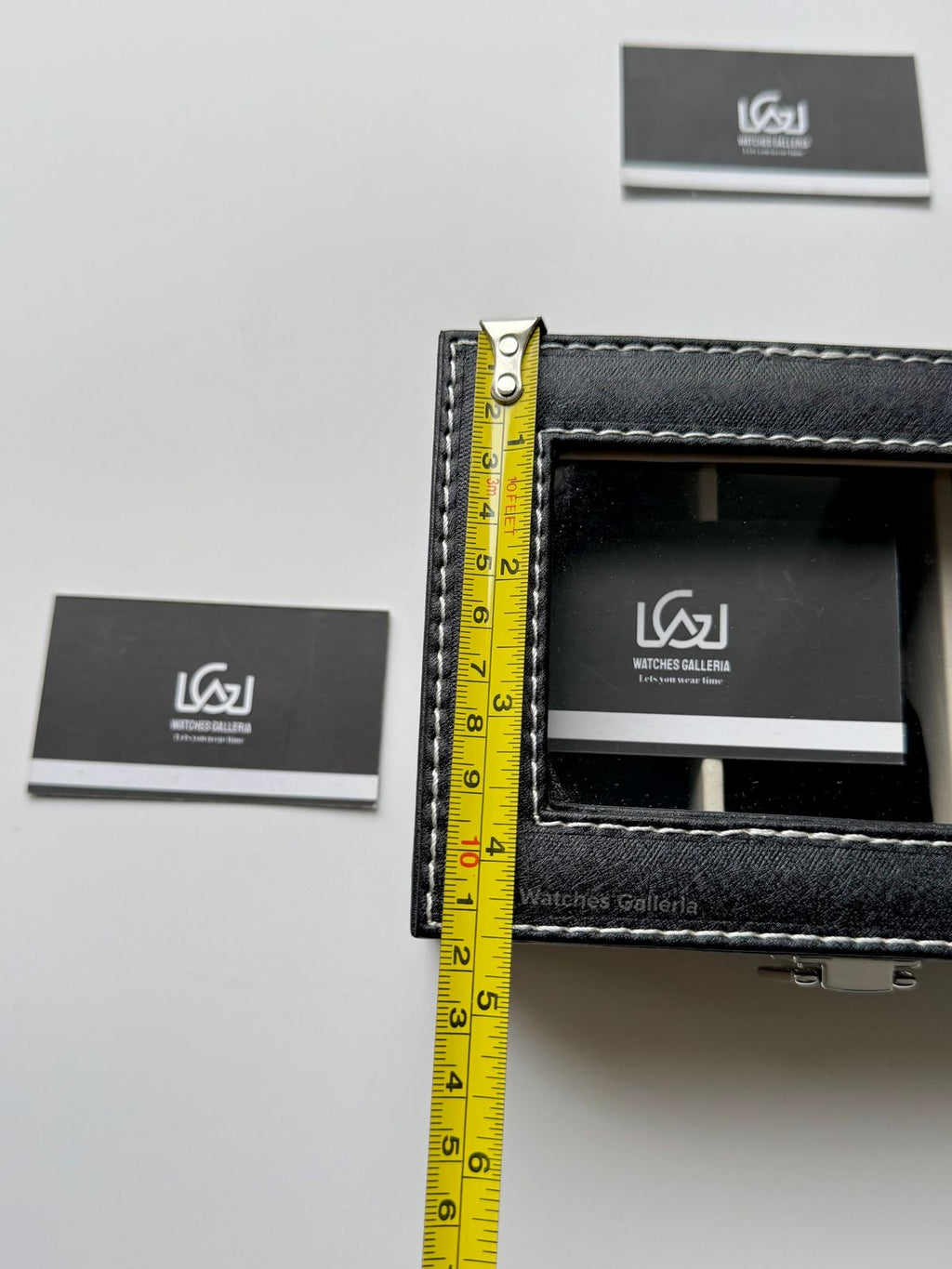 Watch Organizer Box (Black/White) | 3 Slots Watch Box | Watch Storage Box | Watch Box