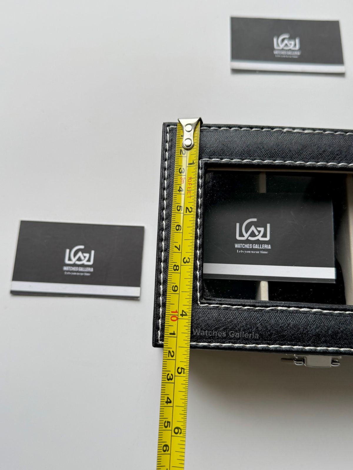 Watch Organizer Box (Black/White) | 3 Slots Watch Box | Watch Storage Box | Watch Box