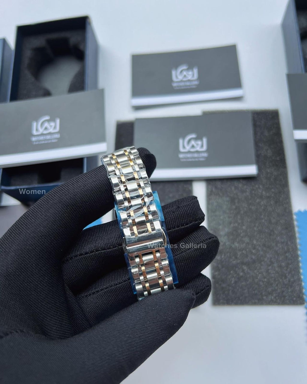 Lige Date Day Couple Watch (Silver/Gold) lige9846 lige 10007L