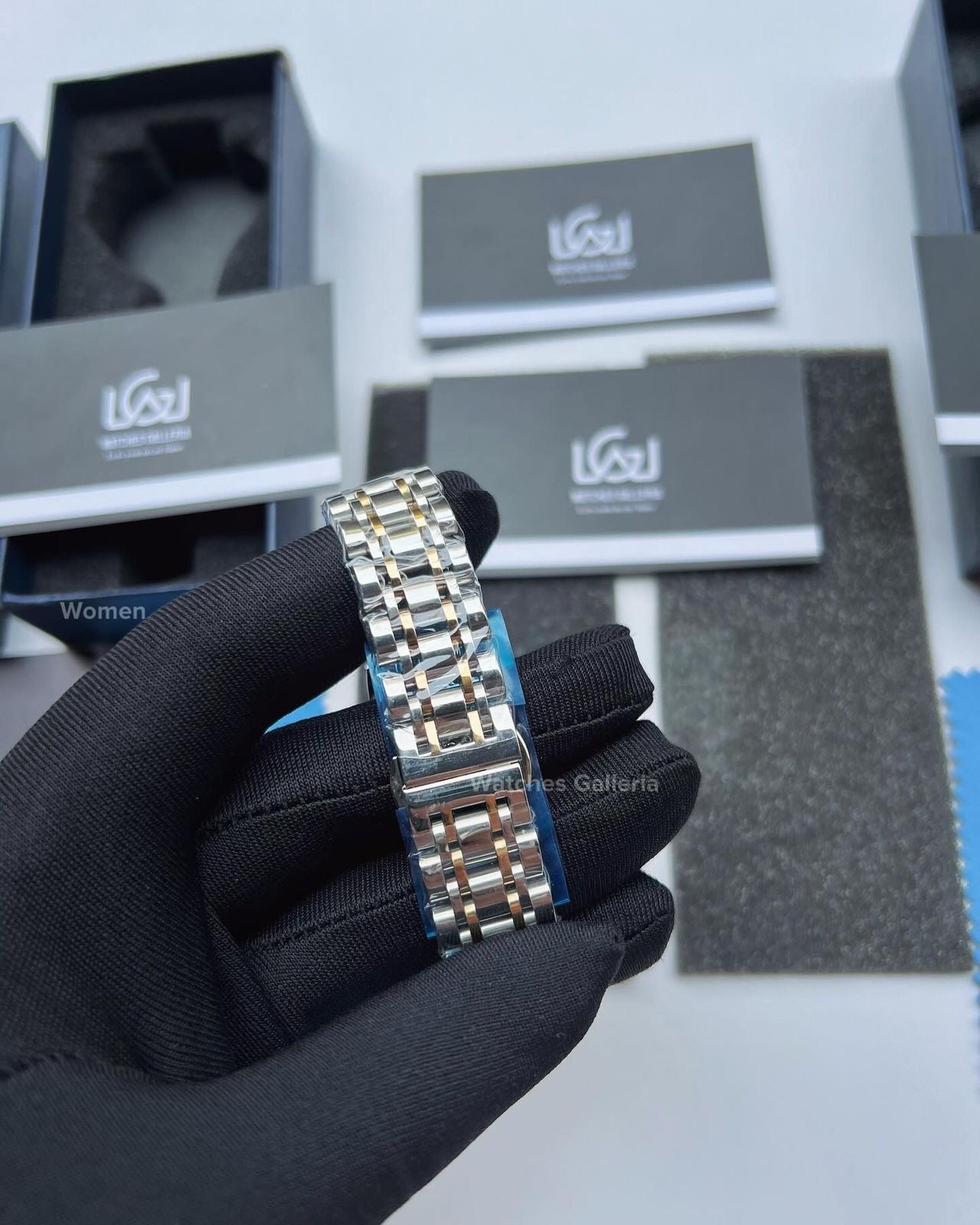 Lige Date Day Couple Watch (Silver/Gold) lige9846 lige 10007L