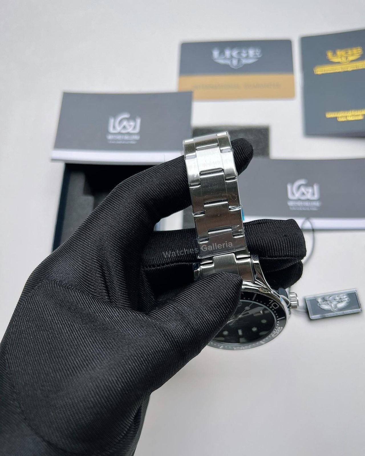 Lige Sea Master Diver Quartz (Black) LG8936