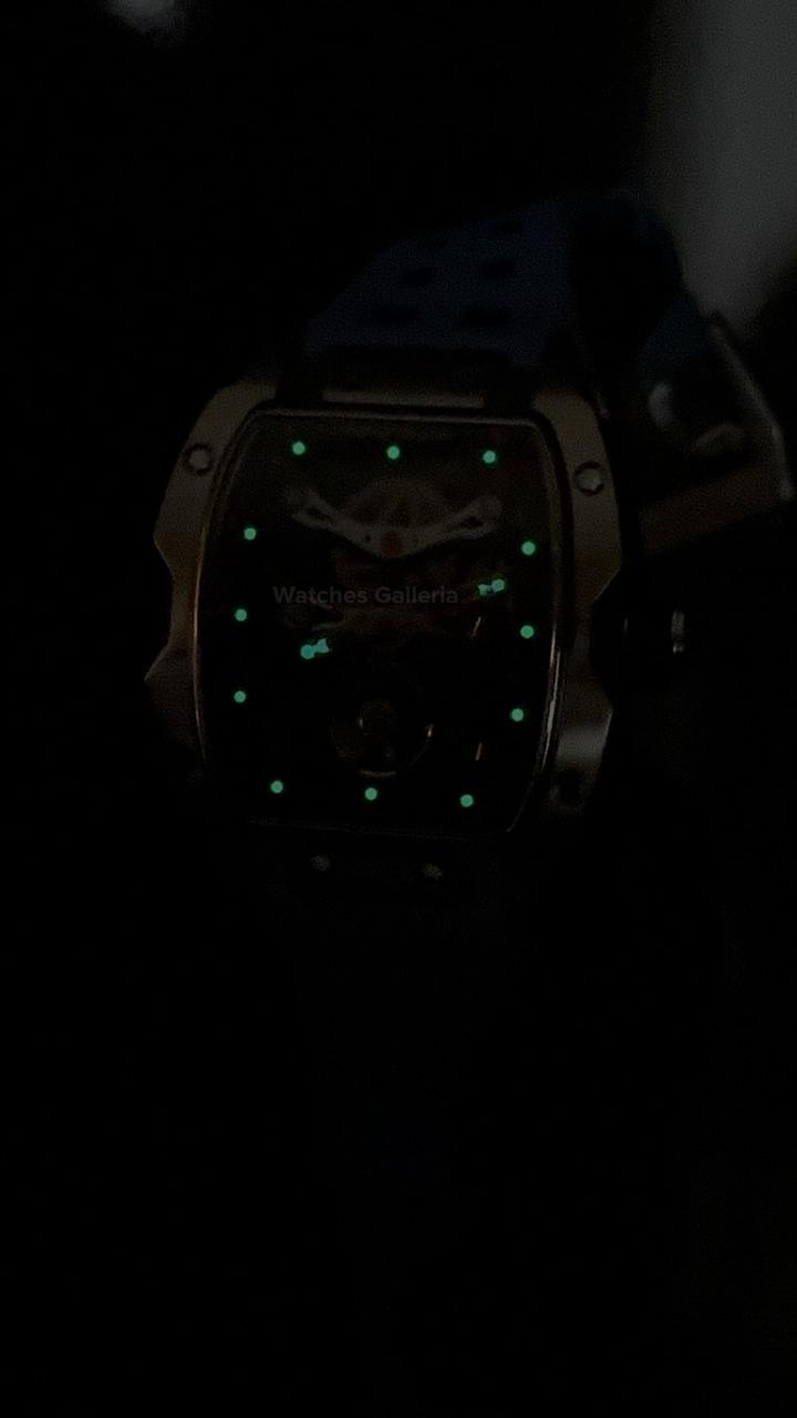 Pagani Design PDYS018 Ice Blue Tonneau Skeleton Silver Ice Blue Automatic Watch | Sapphire Crystal | SX5021 Movement | 50M Waterproof | Pakistan