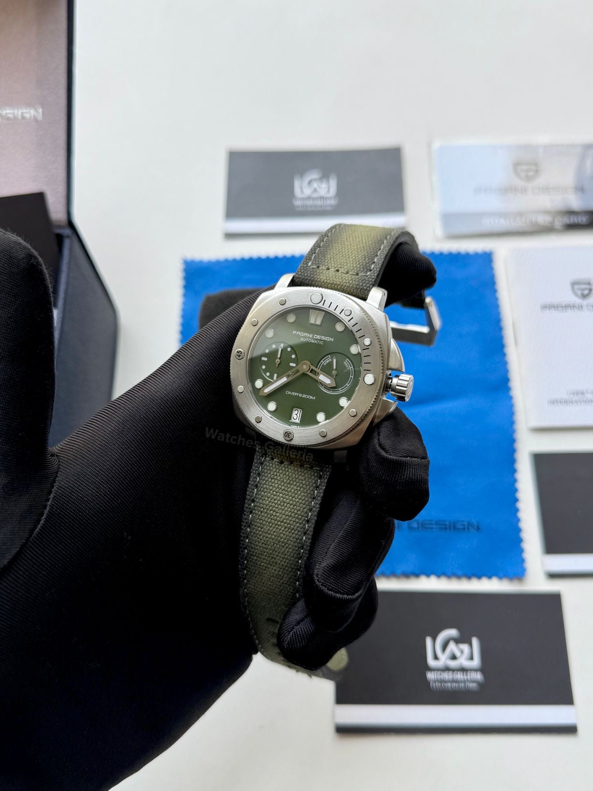 Pagani Design PD1767 Submersible Automatic (Green) Pagani Design Watch in Pakistan