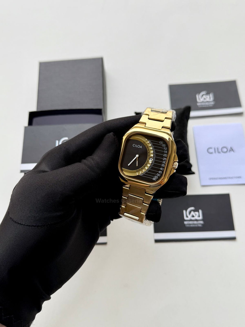 Ciloa Watch 513 Gold Square (Gold) Ciloa Watch in Pakistan