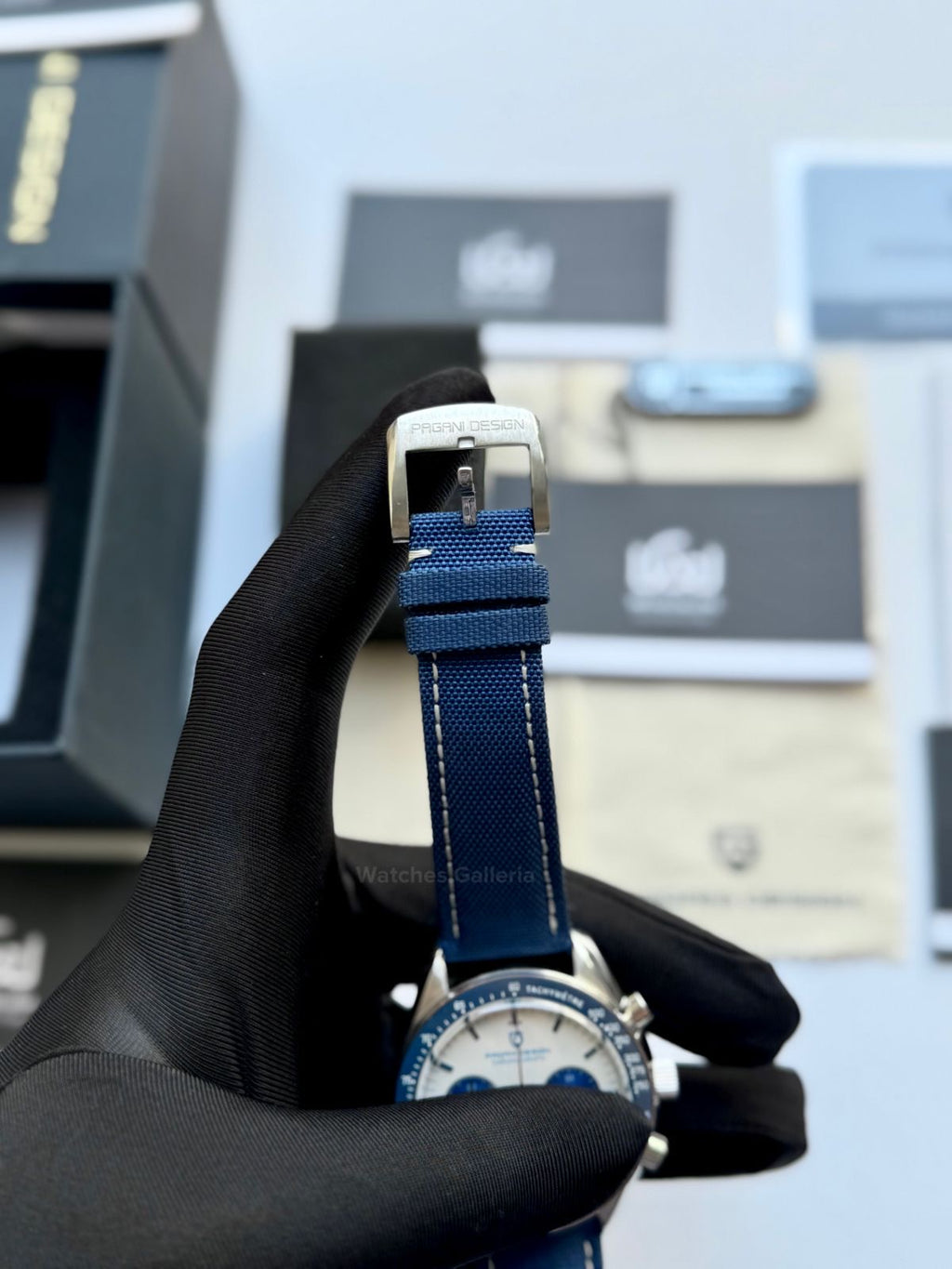 Pagani Design PD1701 Speedmaster Moonwatch Blue 40mm Chronograph – Seiko VK63 Quartz | Sapphire Crystal | 100M WR