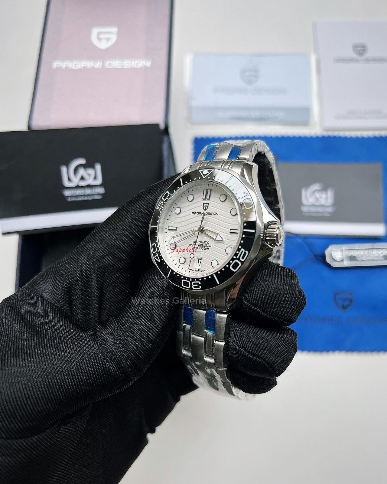 Pagani Design Seamaster Diver Automatic (White) PD1685