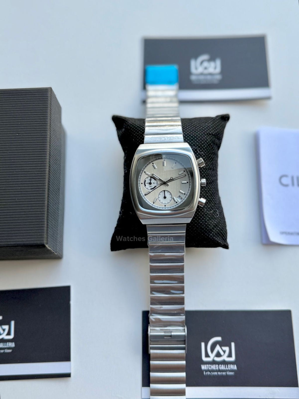 Ciloa Chronograph Steel (Silver) ciloa501 Watches Galleria