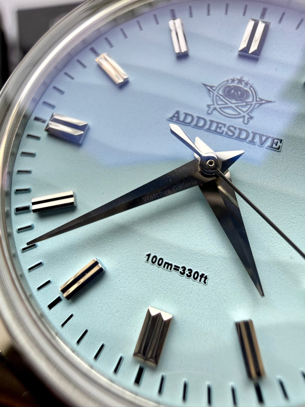 Addiesdive AD2030 Desert Jubilee White Unisex Watch – 36mm Classic Desert Dial, Japan VH31 Quartz Movement, Blue Anti-Glare Mineral Glass & Genuine Jubilee Strap