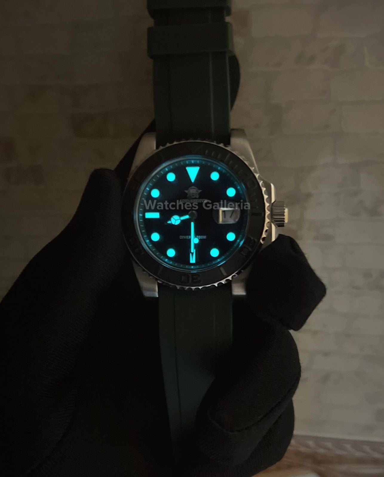 Addiesdive Yachtmaster Quartz (Green) AD2040 Watches Galleria
