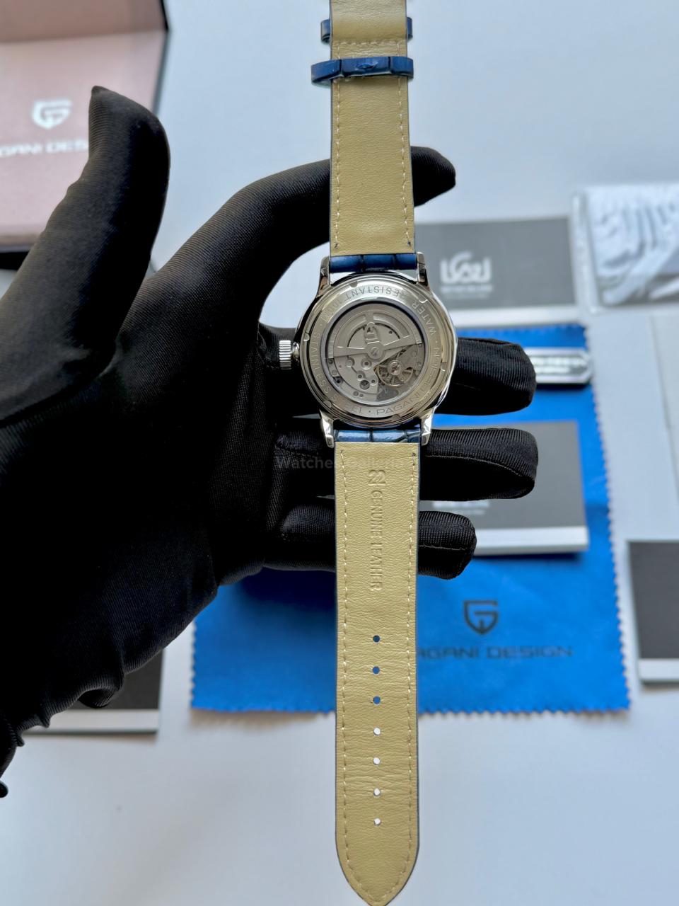 Pagani Design PD2770 Cocktail Automatic Watch Blue Dial – Luxury Men’s Mechanical Dress Watch in Pakistan | Watches Galleria