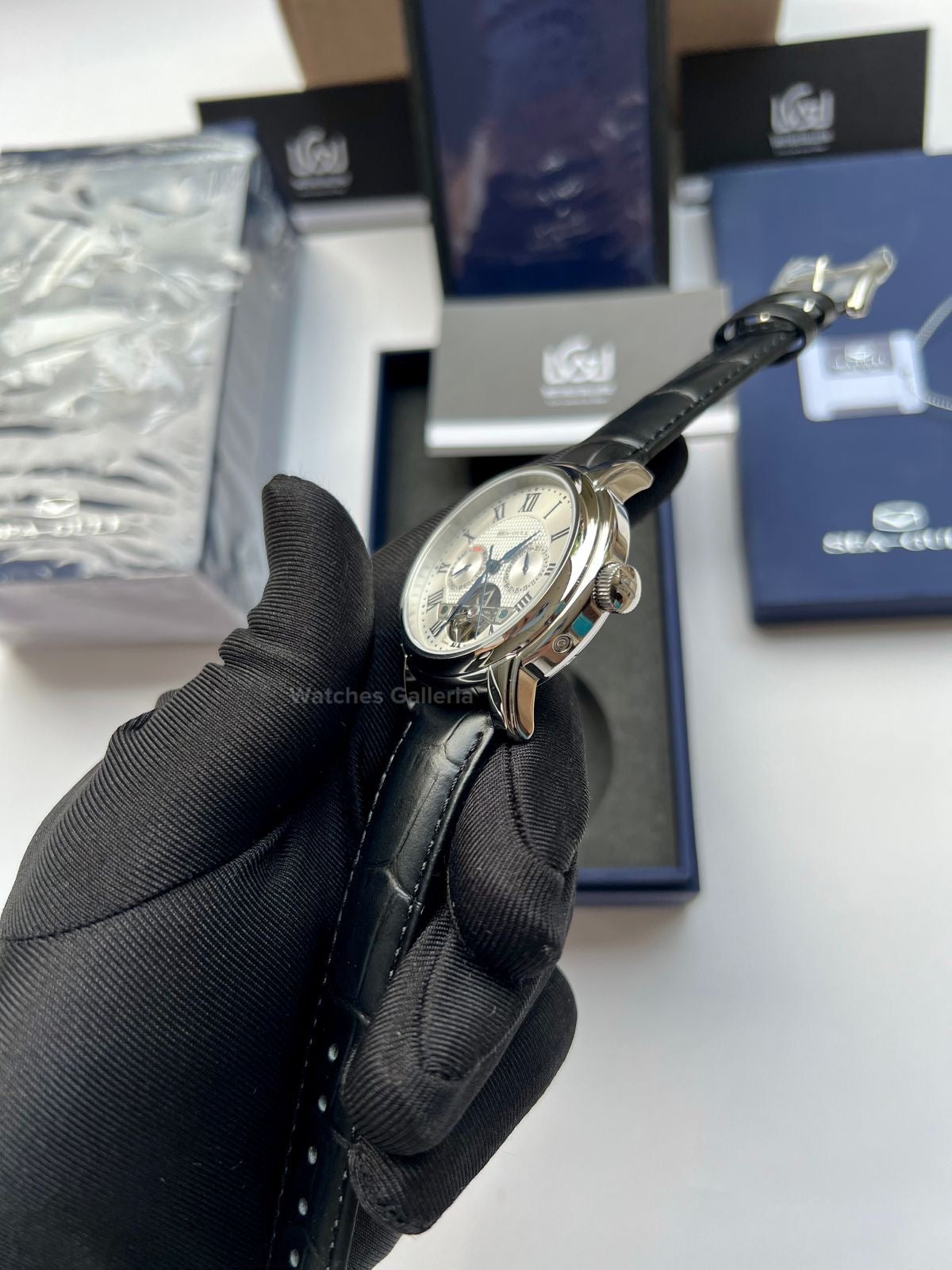 Seagull Flywheel Automatic Mechanical Watch D819622 Watches Galleria